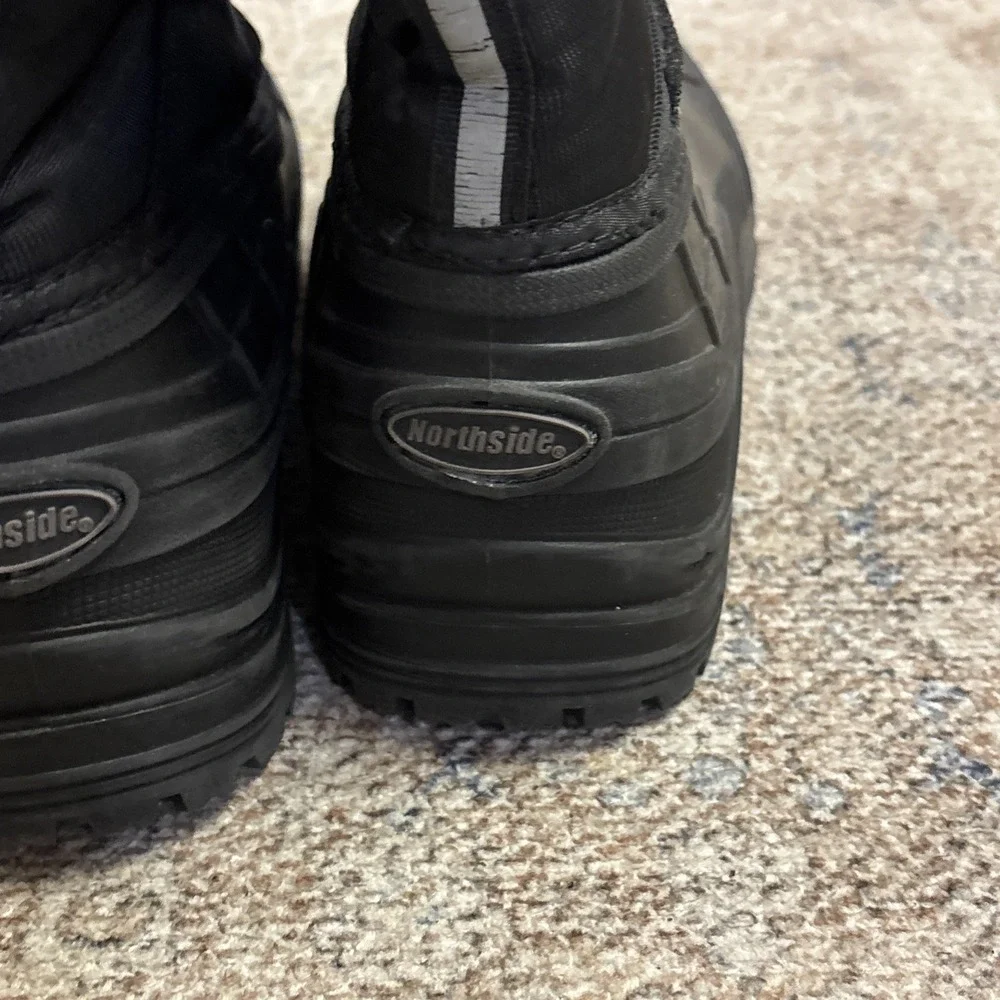 Northside Men's Glacier Peak Black Insulated Winter Snow Boot Size 12
